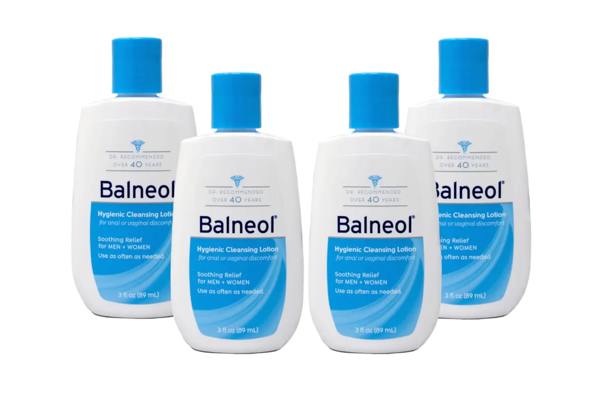 Balneol Hygienic Cleansing Lotion, 3.0 Oz (Pack of 4) | Soothing Relief for Sensitive Skin - main product image