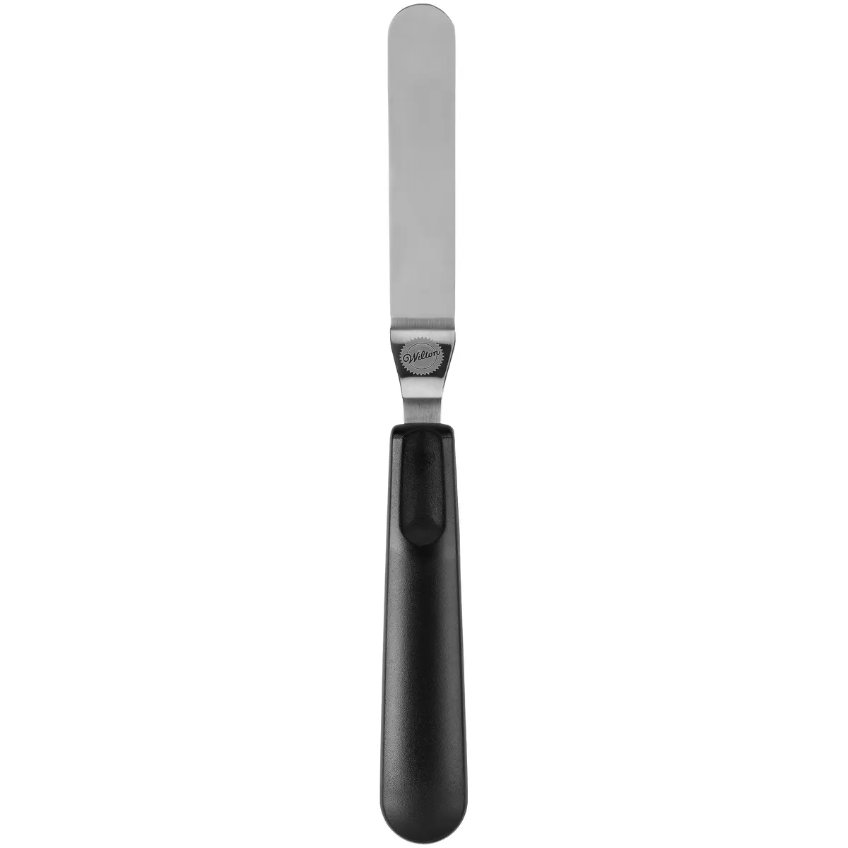 Wilton Angled Frosting Spatula, Ergonomic Handle, 9 Inch, Black | Professional Cake Decorating Tool - view 2