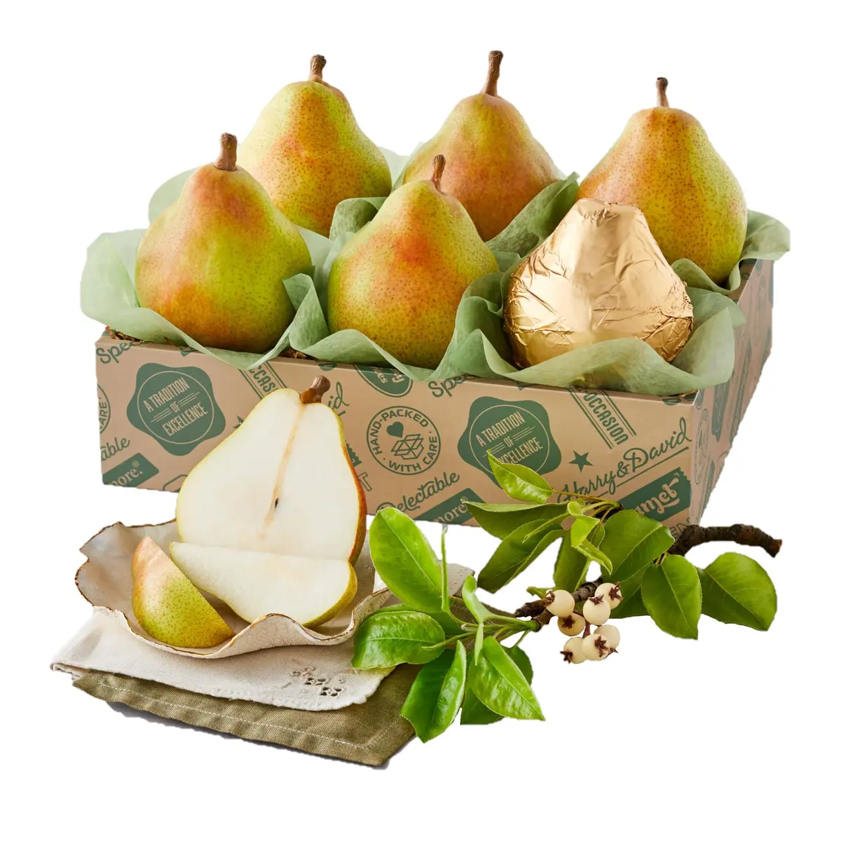 Harry & David Royal Riviera Pears 6 lb | Premium King-Sized Fruit Gift - main product image