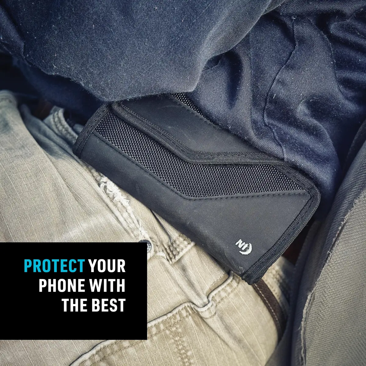 Nite Ize Clip Case Sideways Universal Rugged Holster - Belt Clip Phone Case XL | Heavy Duty & Protective - view 3
