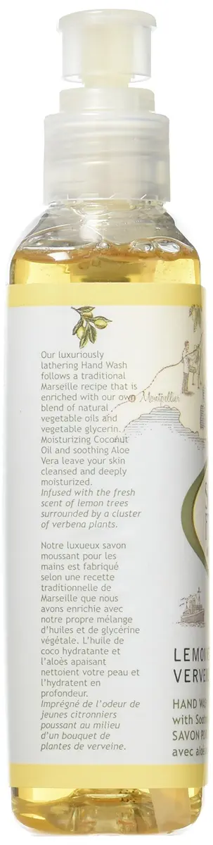 South Of France Liquid Soap, Lemon Verbena, 8 Fluid Ounce | Natural Hand Wash for All Skin Types - view 2
