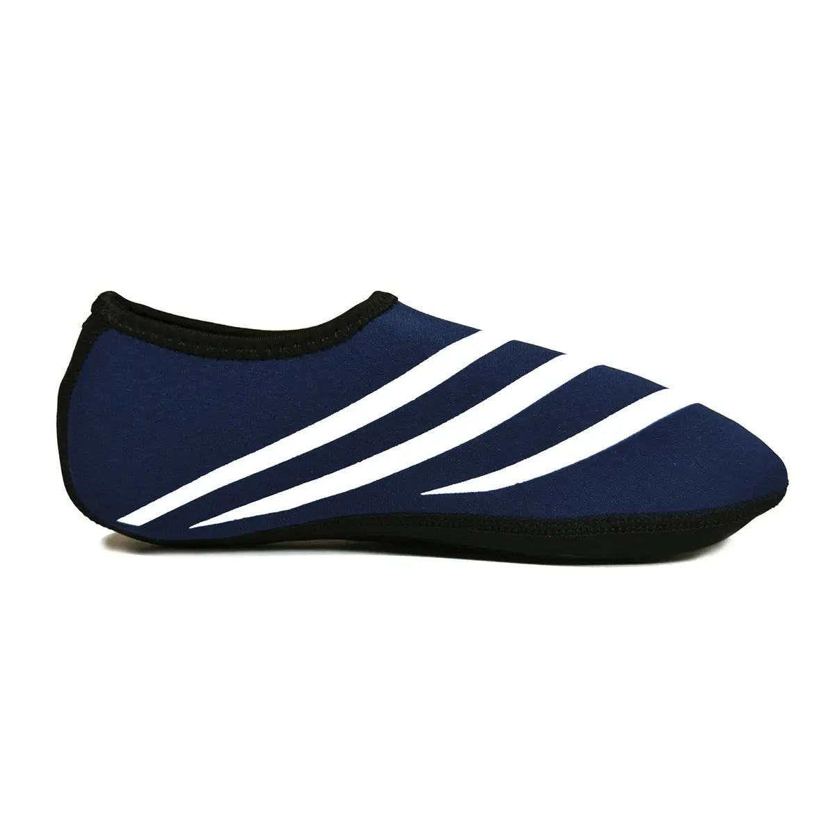 Nufoot Sporty Nu Navy/White Stripe Flats | Water-Resistant, Slip-On, All-Day Comfort (70-120 chars) - view 2