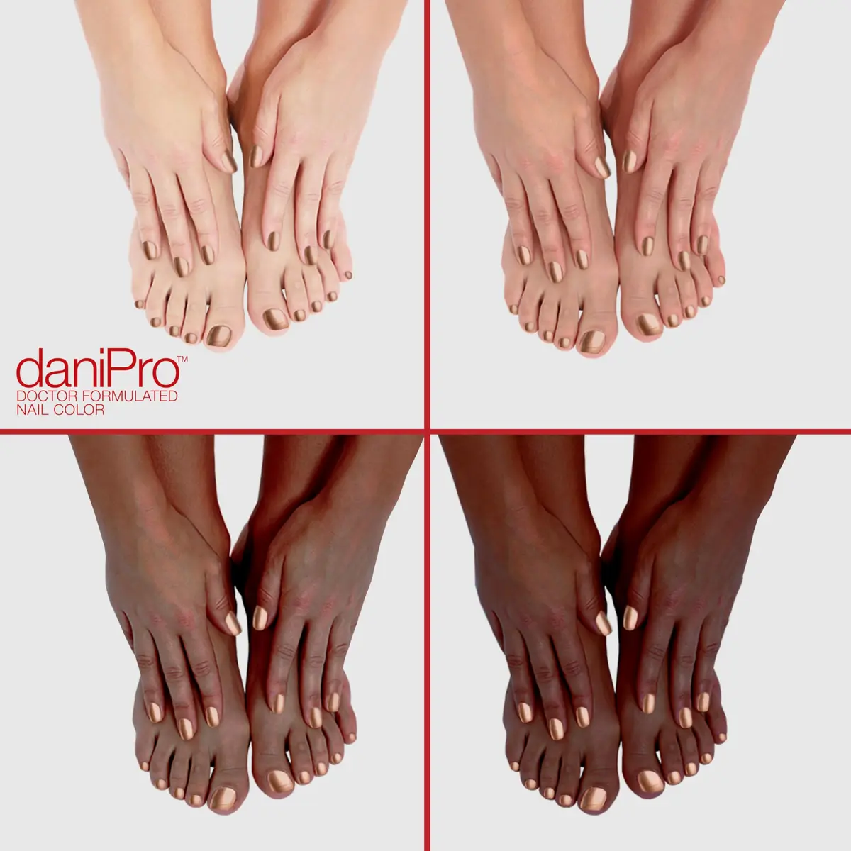 daniPro Pearlescent Mocha Nail Polish 15ml (0.5 fl oz) | Doctor Formulated for Stronger Nails - view 8