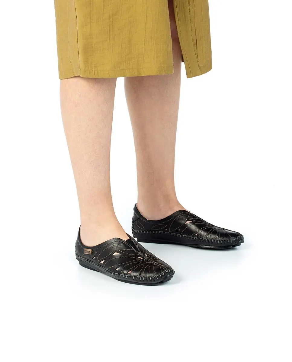 PIKOLINOS Jerez 578-7399 Women's Slip-On Moccasins - Premium Calfskin Leather - Removable Cushioned Insole, Elastic Fit, Lightweight Comfort (70-120 chars) - view 2