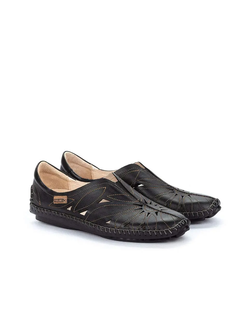 PIKOLINOS Jerez 578-7399 Women's Slip-On Moccasins - Premium Calfskin Leather - Removable Cushioned Insole, Elastic Fit, Lightweight Comfort (70-120 chars) - view 4