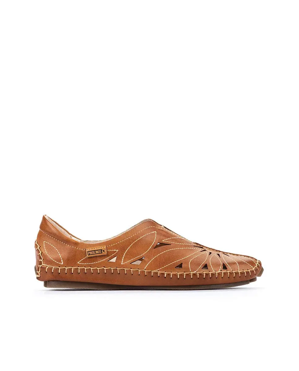 PIKOLINOS Jerez 578-7399 Women's Slip-On Moccasins - Premium Calfskin Leather - Removable Cushioned Insole, Elastic Fit, Lightweight Comfort (70-120 chars) - view 2