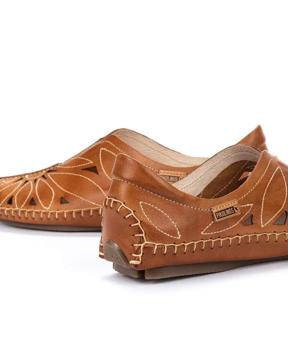 PIKOLINOS Jerez 578-7399 Women's Slip-On Moccasins - Premium Calfskin Leather - Removable Cushioned Insole, Elastic Fit, Lightweight Comfort (70-120 chars) - view 5