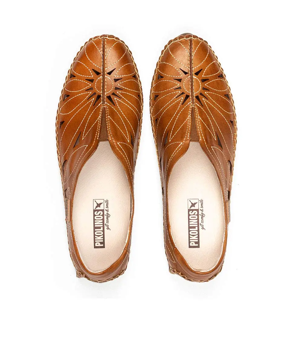 PIKOLINOS Jerez 578-7399 Women's Slip-On Moccasins - Premium Calfskin Leather - Removable Cushioned Insole, Elastic Fit, Lightweight Comfort (70-120 chars) - view 6
