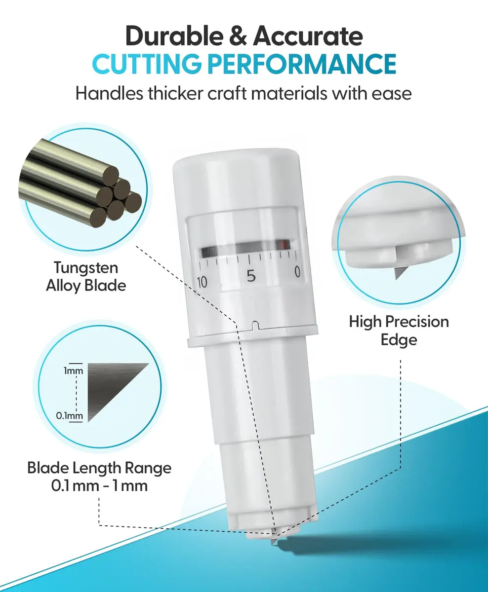 Silhouette America Cameo 3 Auto Blade Replacement | Sintered Tungsten Alloy for Precise Cutting - view 3