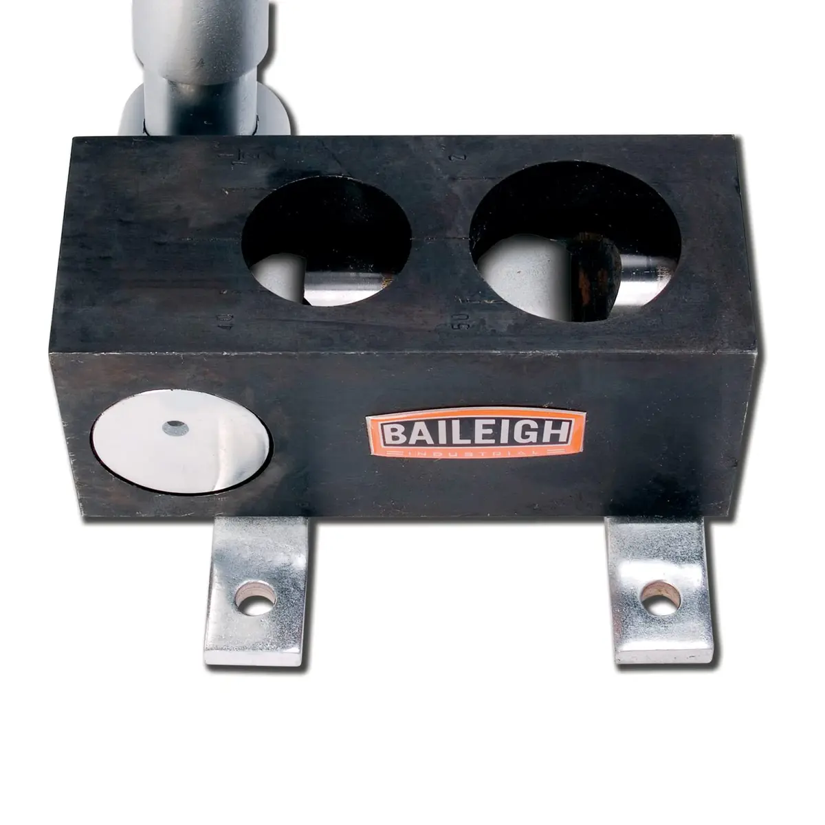Baileigh Manual Pipe Notcher (TN-200M) | Notches 1.5" & 2" Schedule 40 Pipe, 90° | Heavy-Duty Steel & Chromium Blades - main product image