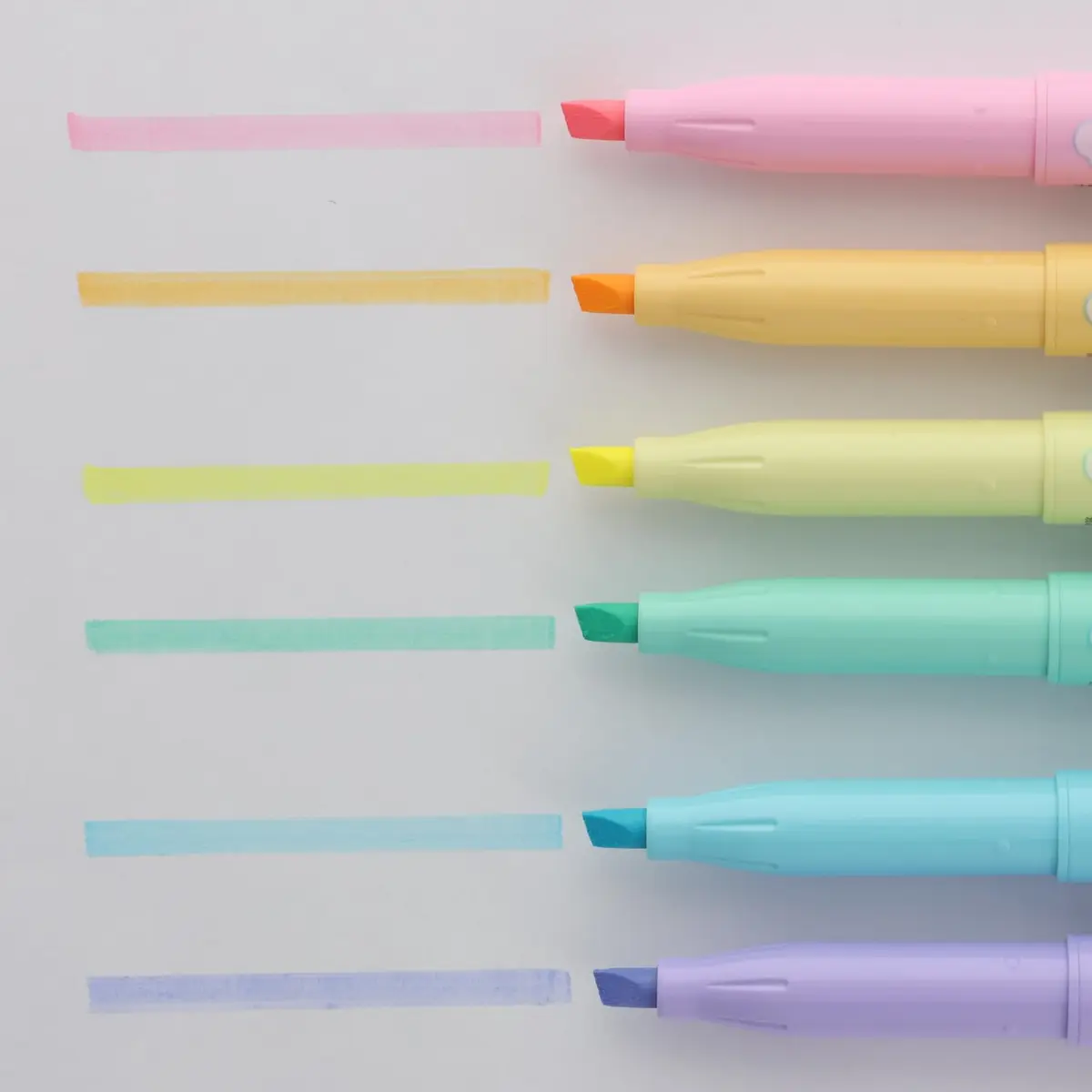 Pilot Frixion Light Soft Color Erasable Highlighter Pen, 6 Color Set (SFL-60SL-6CS) | Erasable, 6 Pastel Colors, Eco-Friendly - view 3