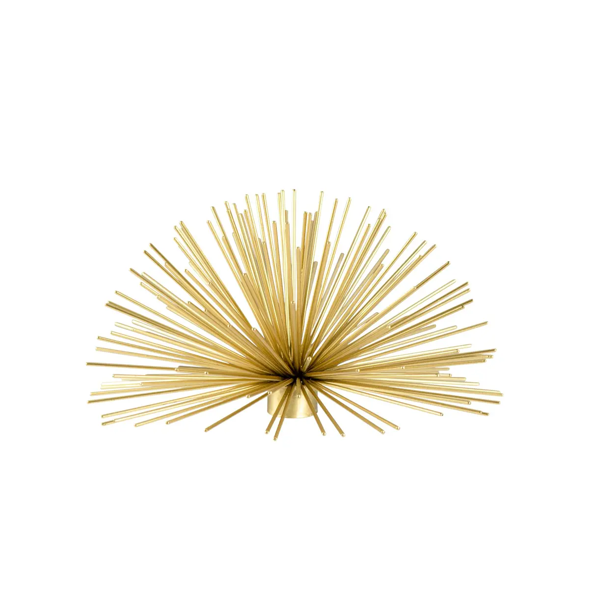 Torre & Tagus Spike Metal Starburst 6" Wall Decor | Handmade Gold Contemporary Accent - main product image