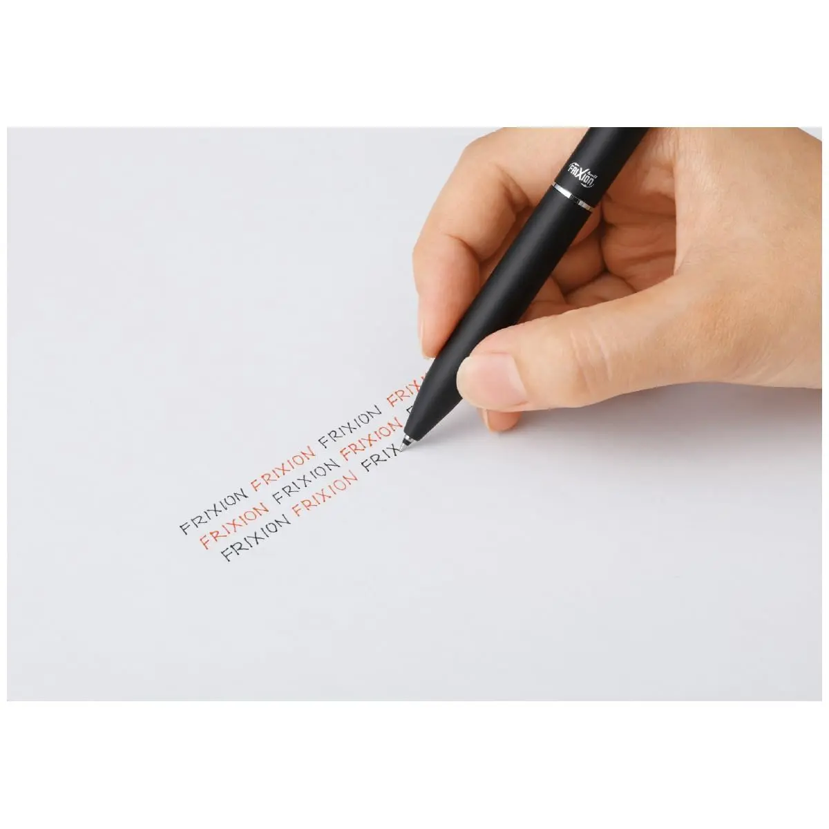 Pilot Frixion Ballpoint Pen, Firxion Biz 2, Black & Red Ink | Refillable, Hybrid Ink, 1 Count - view 3