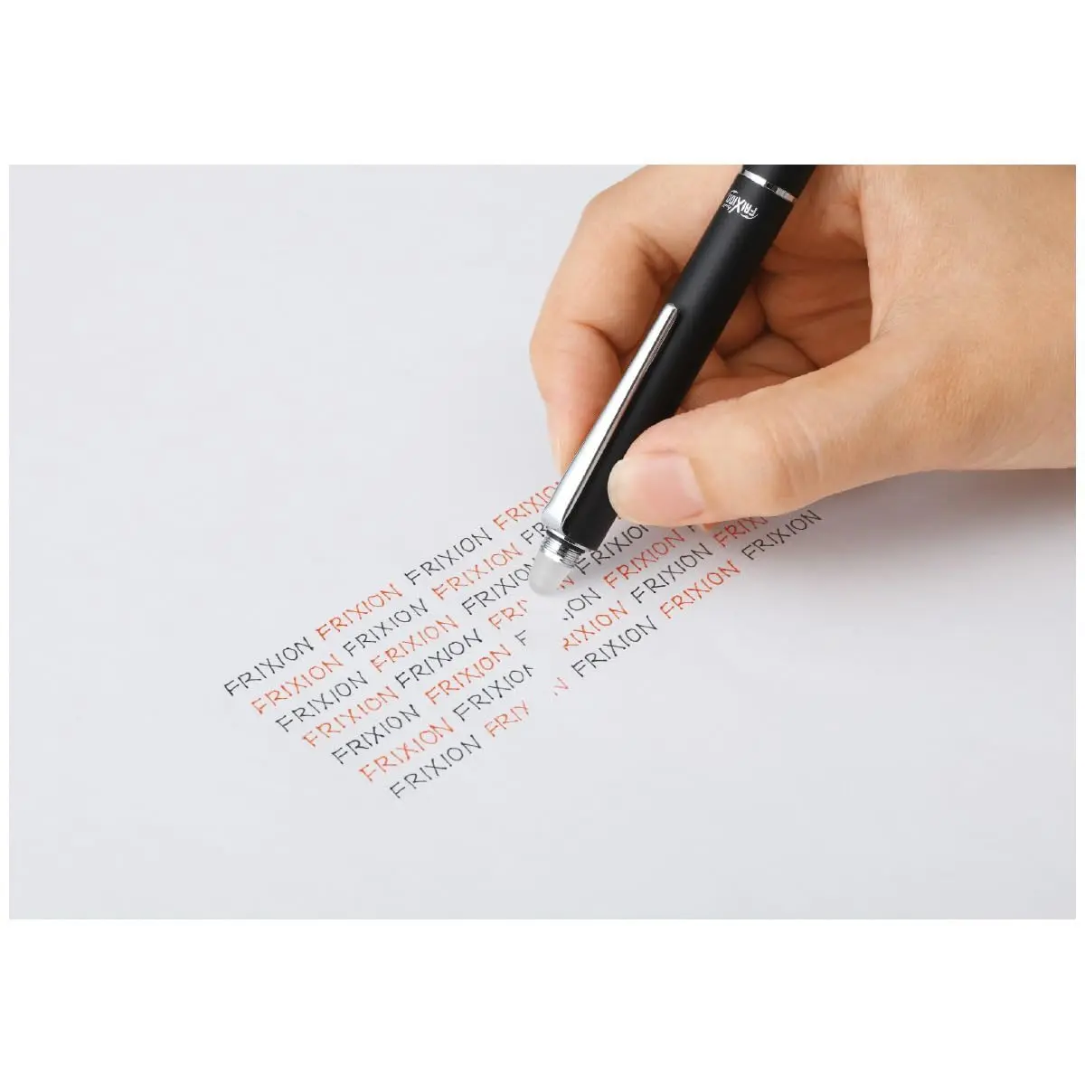 Pilot Frixion Ballpoint Pen, Firxion Biz 2, Black & Red Ink | Refillable, Hybrid Ink, 1 Count - view 4