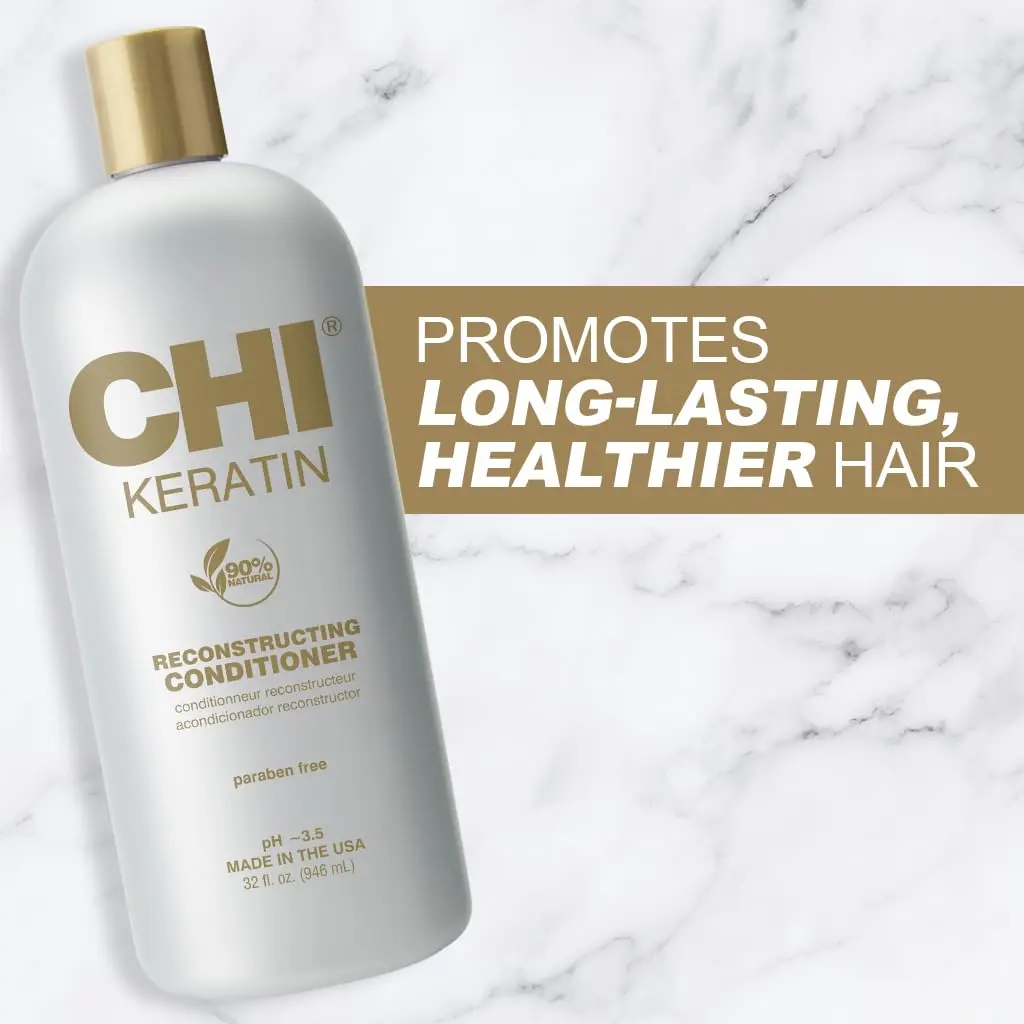 CHI Keratin Reconstructing Conditioner, Delivers Healthier Hair, 32 Oz - view 3