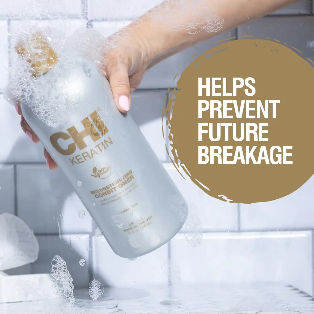 CHI Keratin Reconstructing Conditioner, Delivers Healthier Hair, 32 Oz - view 4