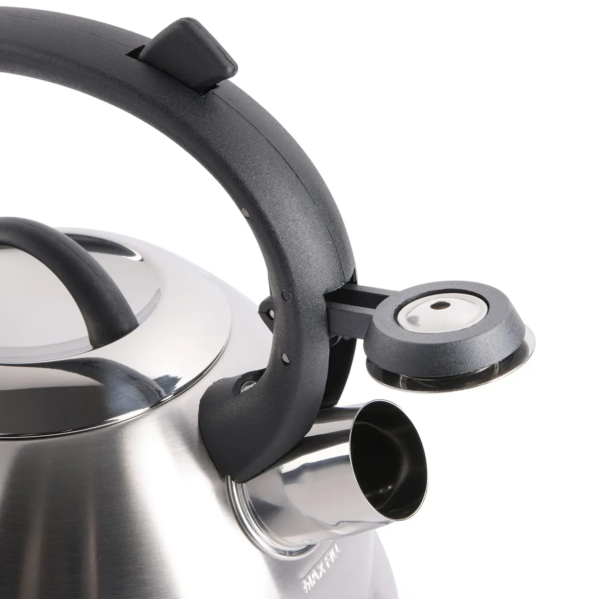 Mr. Coffee Flintshire 1.75-Quart Stainless Steel Whistling Tea Kettle – Brushed Satin Finish Stove-Top Kettle for Boiling Water - view 5