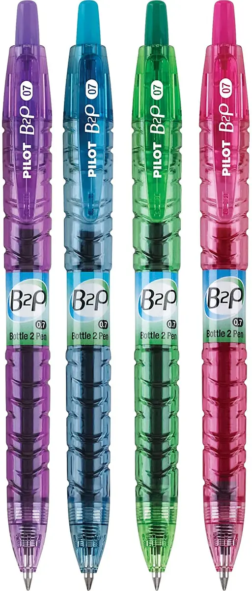 Pilot B2P Colors Gel Pen, Fine Point 0.7mm Assorted Colors | Eco-Friendly Recycled Plastic - view 3