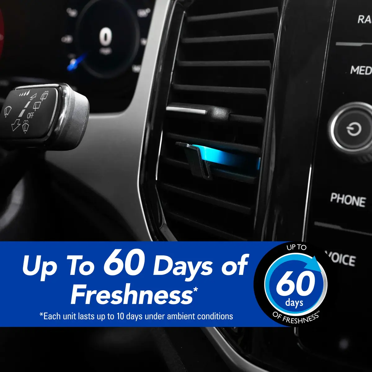 Refresh Your Car Vent Sticks New Car / Cool Breeze Scent | Discreet 60-Day Odor Control - view 2