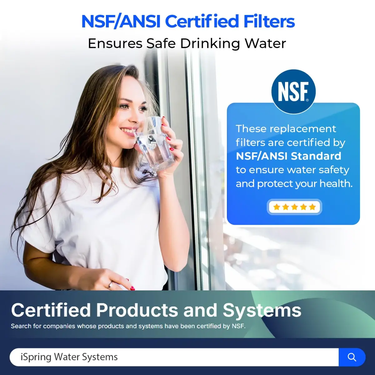 iSpring FA15 Alkaline Water Filter Cartridge 156 g (5.5 oz) | NSF Certified pH Balance & Mineral Restoration - view 2