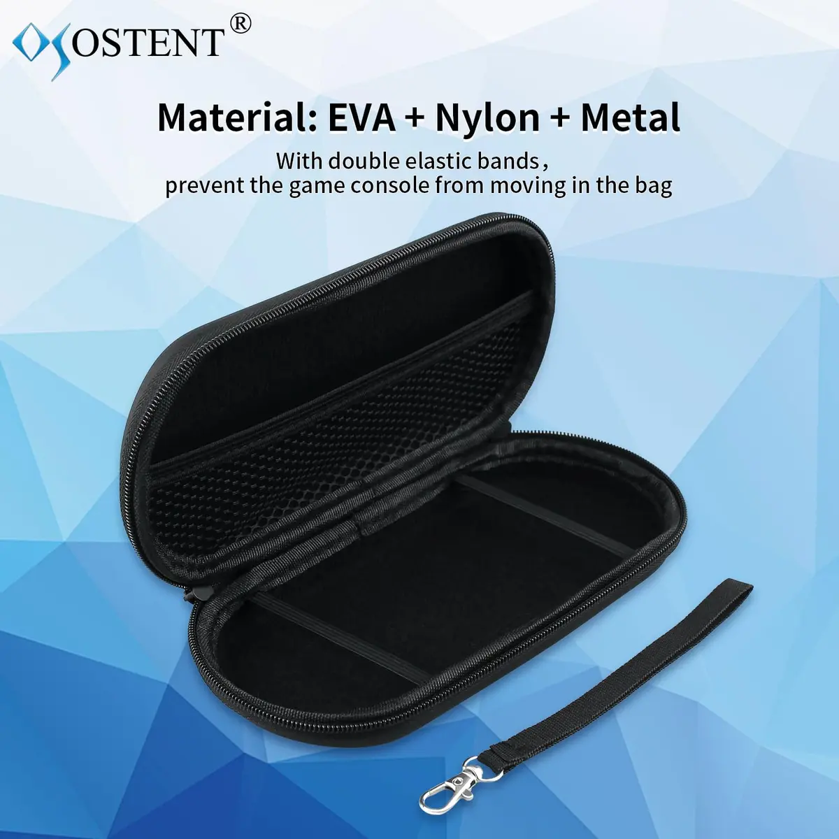OSTENT EVA Hard Travel Carry Case Bag Protector for Sony PSP 1000 2000 3000 | Protects Console from Dust & Scratches - view 2