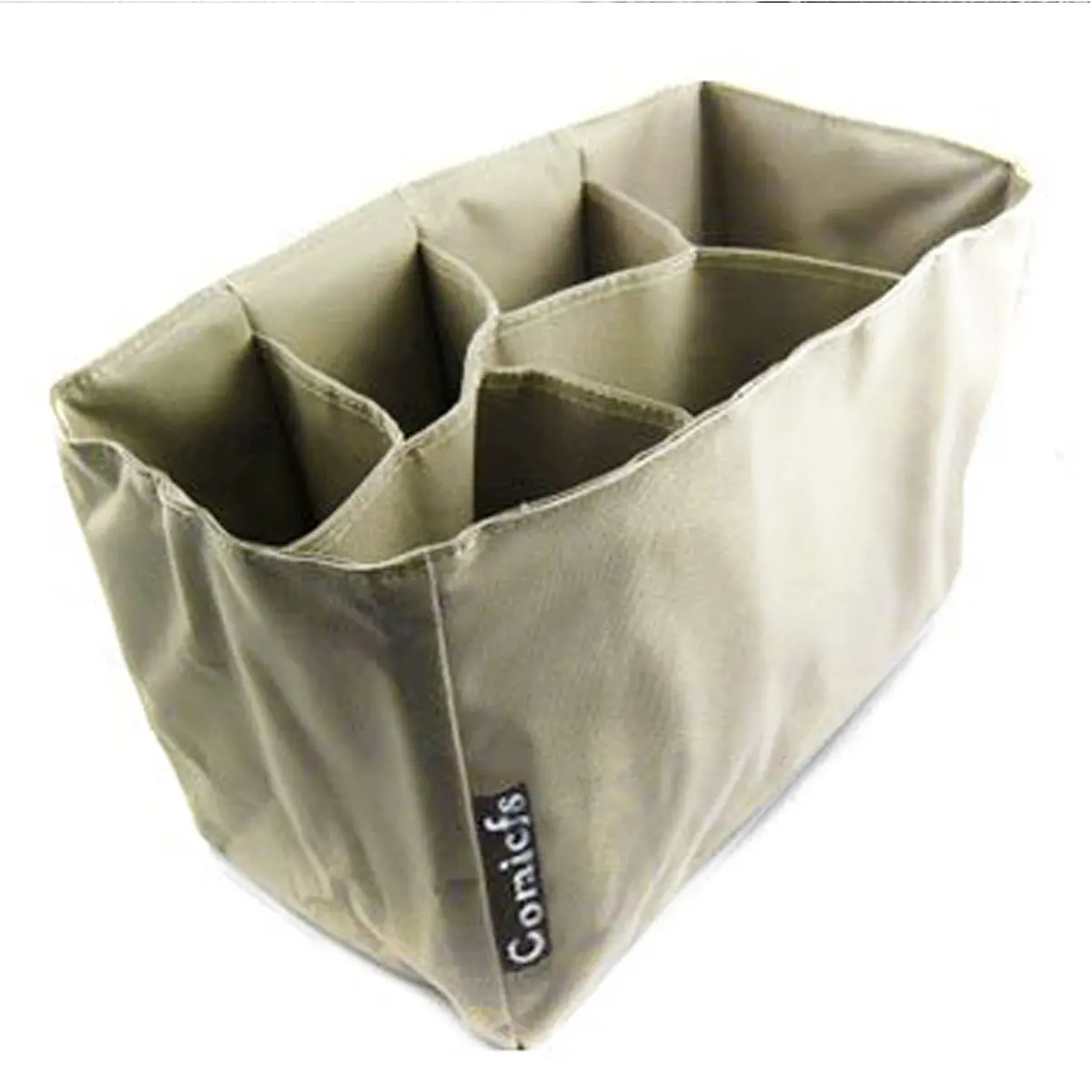 Comicfs Baby Diaper Bag Insert Organizer 12 x 6.4 x 8 Inch Khaki | Water-Resistant, Durable - view 6