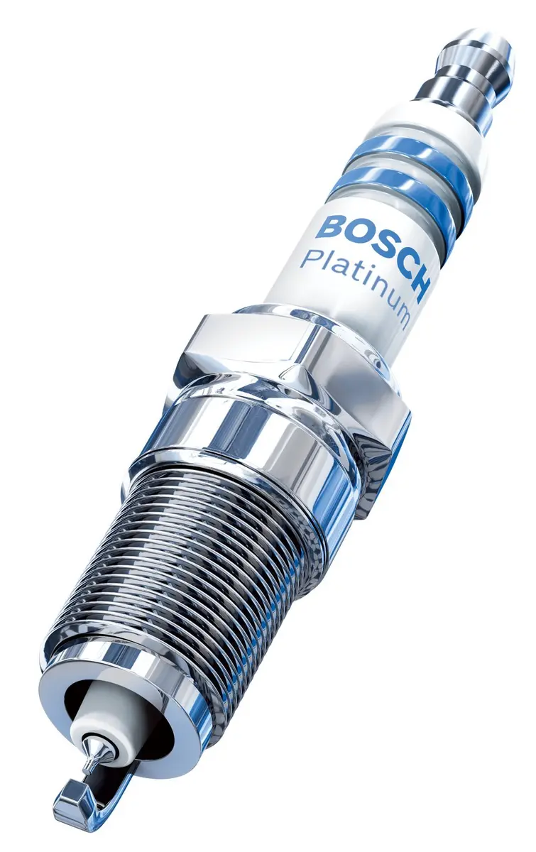 Bosch 6707 OE Fine Wire Platinum Spark Plug Pack of 4 | Engineered for Improved Ignitability and Performance Life - main product image