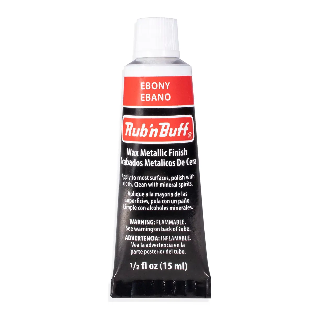 AMACO Rub n Buff Wax Metallic Finish Ebony | Versatile Gilding Wax for Furniture & Crafts - main product image
