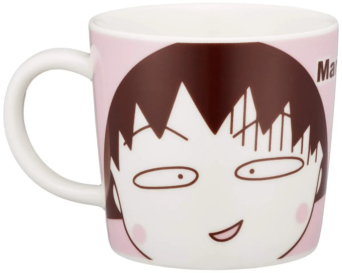 金正陶器(Kaneshotouki) Maruko Face Mug, S, Pink | 8.5 fl oz Porcelain Cup for Coffee & Tea - view 2