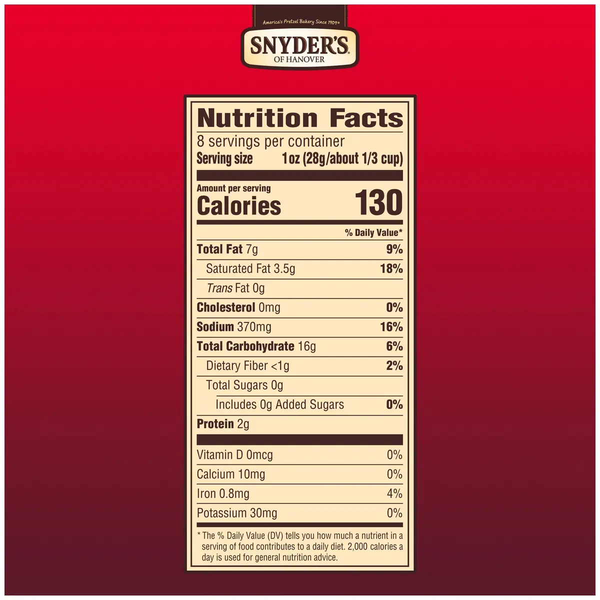 Snyder's of Hanover Hot Buffalo Wing Pretzel Pieces 8 Oz (227 g) | Bold Sourdough Crunch - view 5