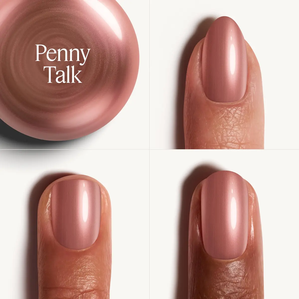 essie Penny Talk Copper Metallic Nail Polish 0.46 Fl Oz | Vegan, Salon-Quality, Flawless Glossy Finish - view 3