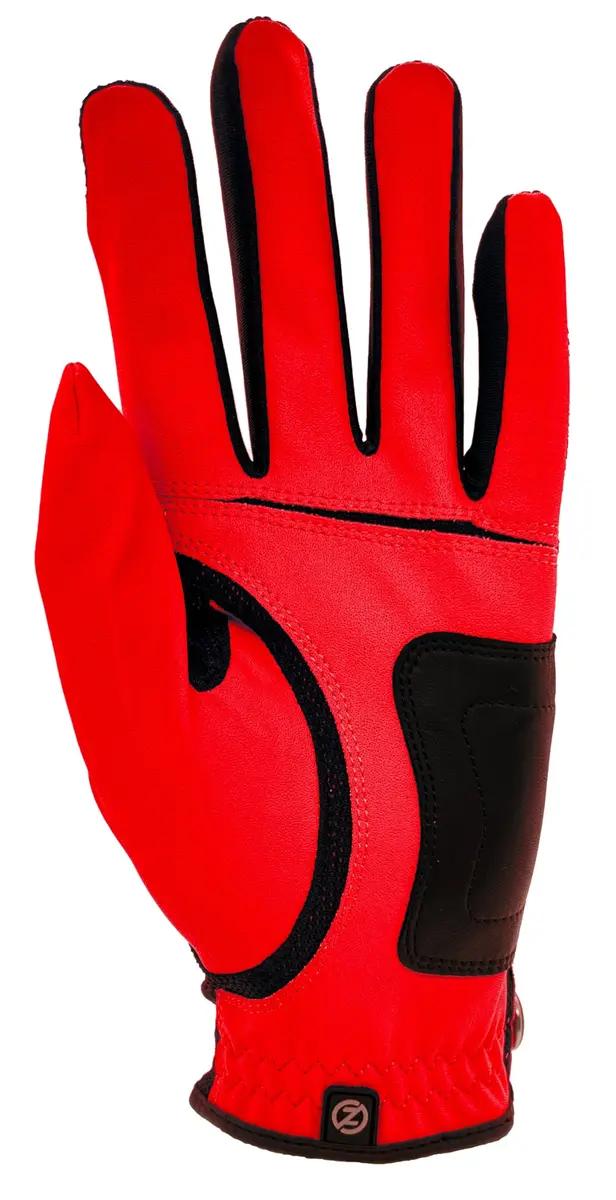 Zero Friction Men's Golf Gloves, Left Hand, One Size, Red | All-Weather Synthetic Grip & Comfort - view 2
