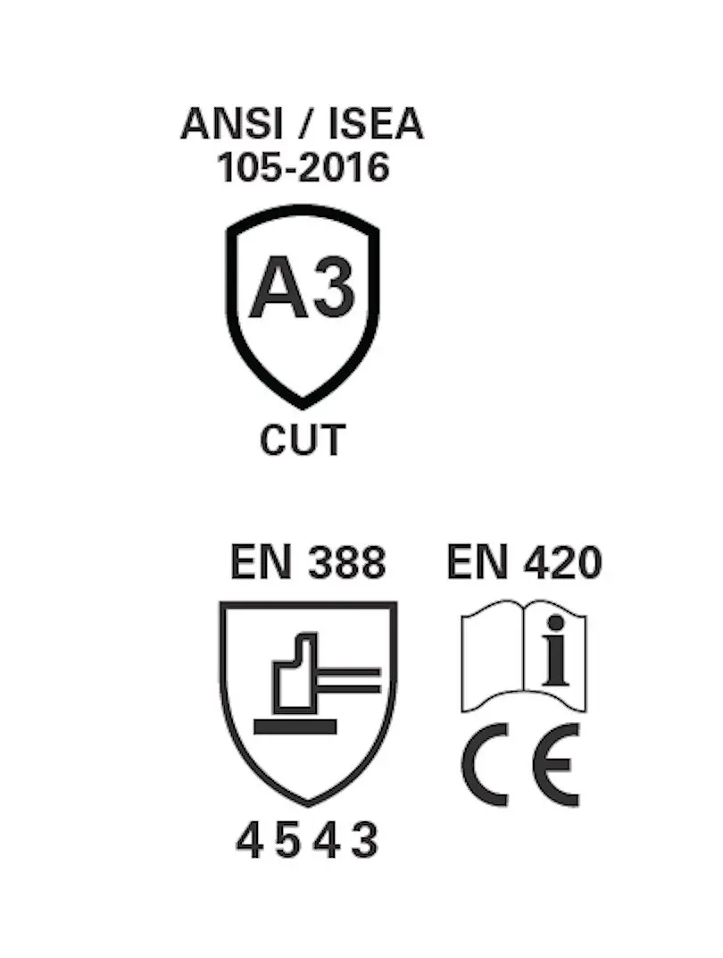 Ringers R-5 R-Flex Nitrile High Dexterity Safety Glove X-Large | CE & ANSI Level 3 & 5 Cut Protection - view 3