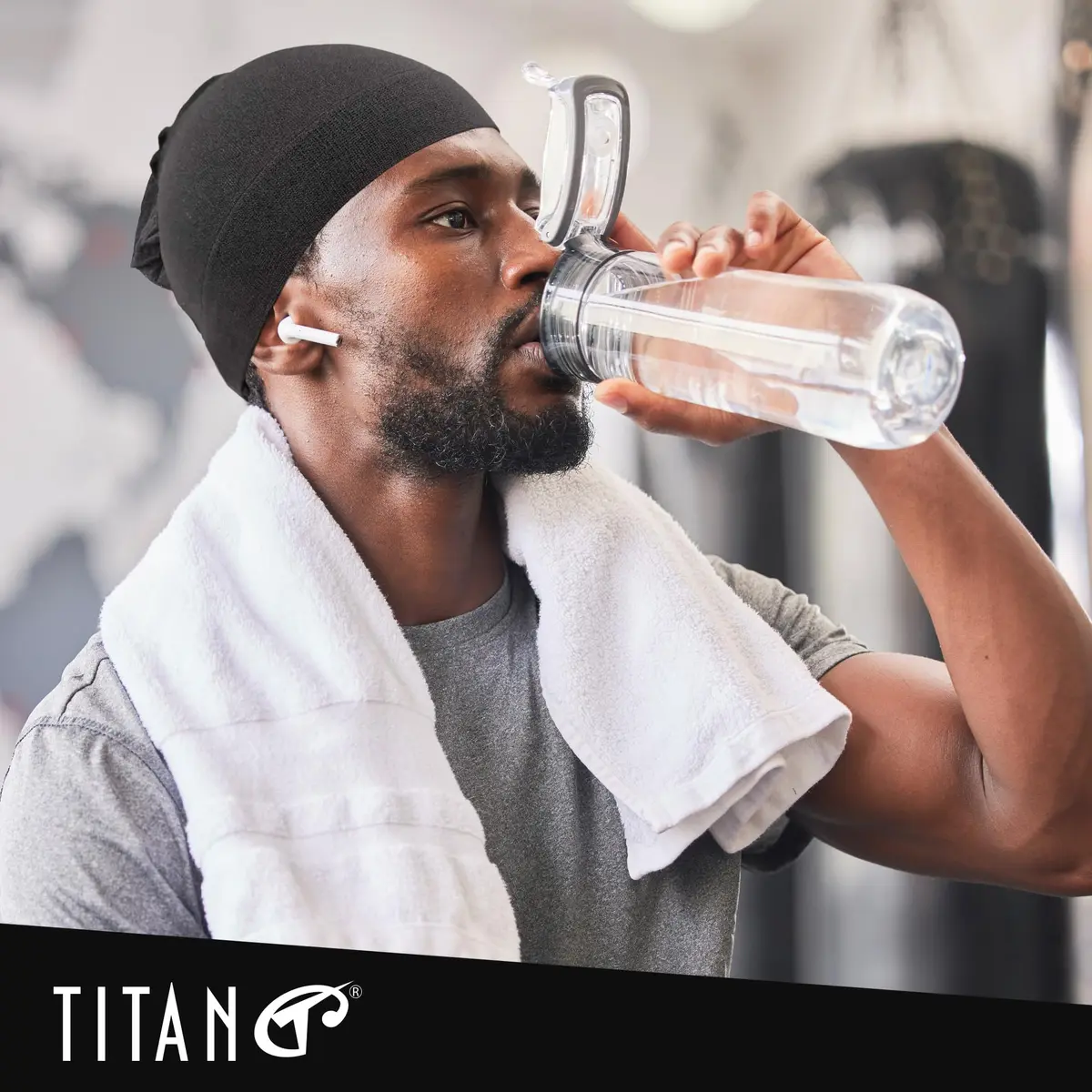 Titan Dreadlock Stocking Cap Black | Breathable & Stretchable Loc Sock for Men & Women - view 6