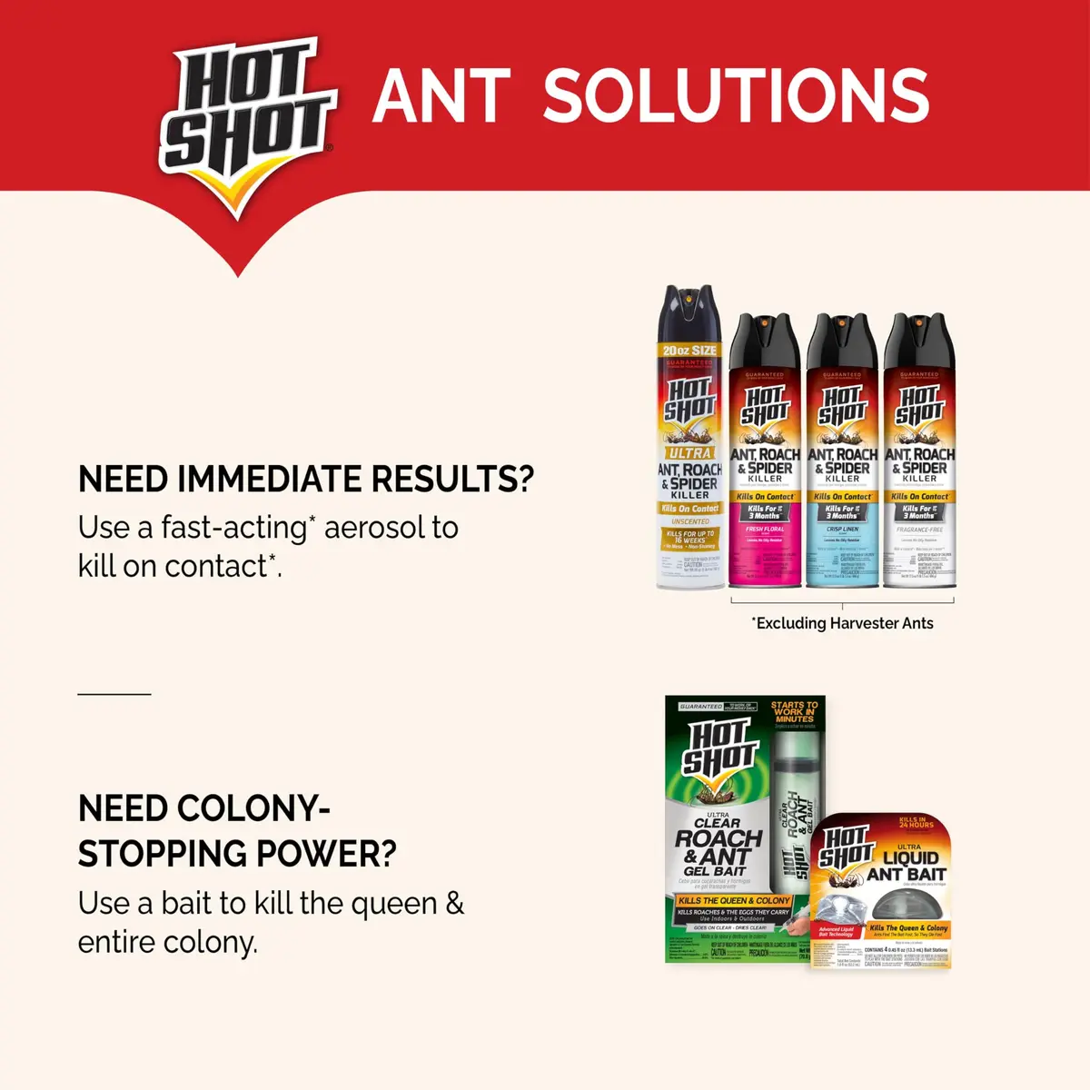 Hot Shot Ultra Liquid Ant Bait 4 Count | Kills Queen & Colony in 24 Hours - view 6