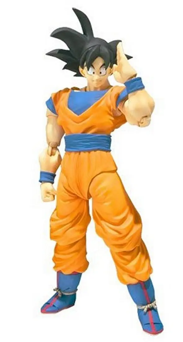 Tamashii Nations Goku Action Figure 5.5 inches | Interchangeable faces & hands, Kamehameha effect, anime collectible - view 3