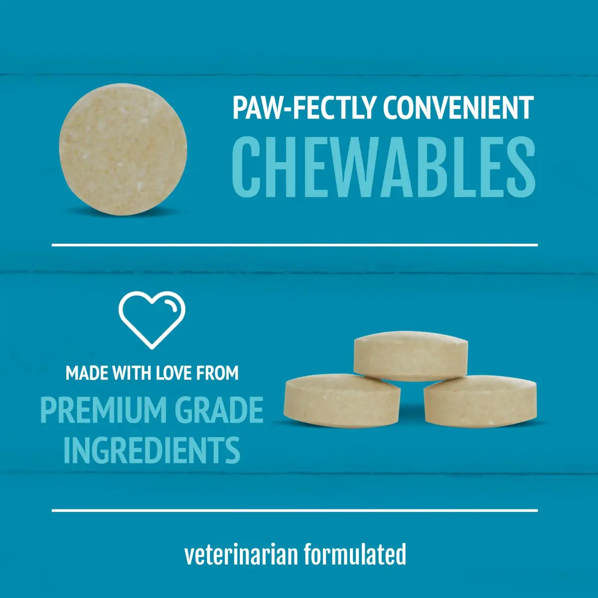 PetNC Natural Care Brewers Yeast Dog Skin and Coat Supplement 250 Chewables | Promotes Healthy Skin & Glossy Coat - view 3