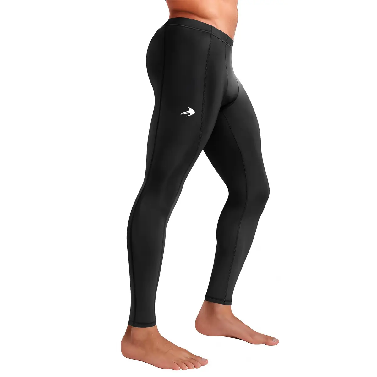 CompressionZ Men's Compression Pants Black Medium | Supportive Athletic Base Layer - main product image