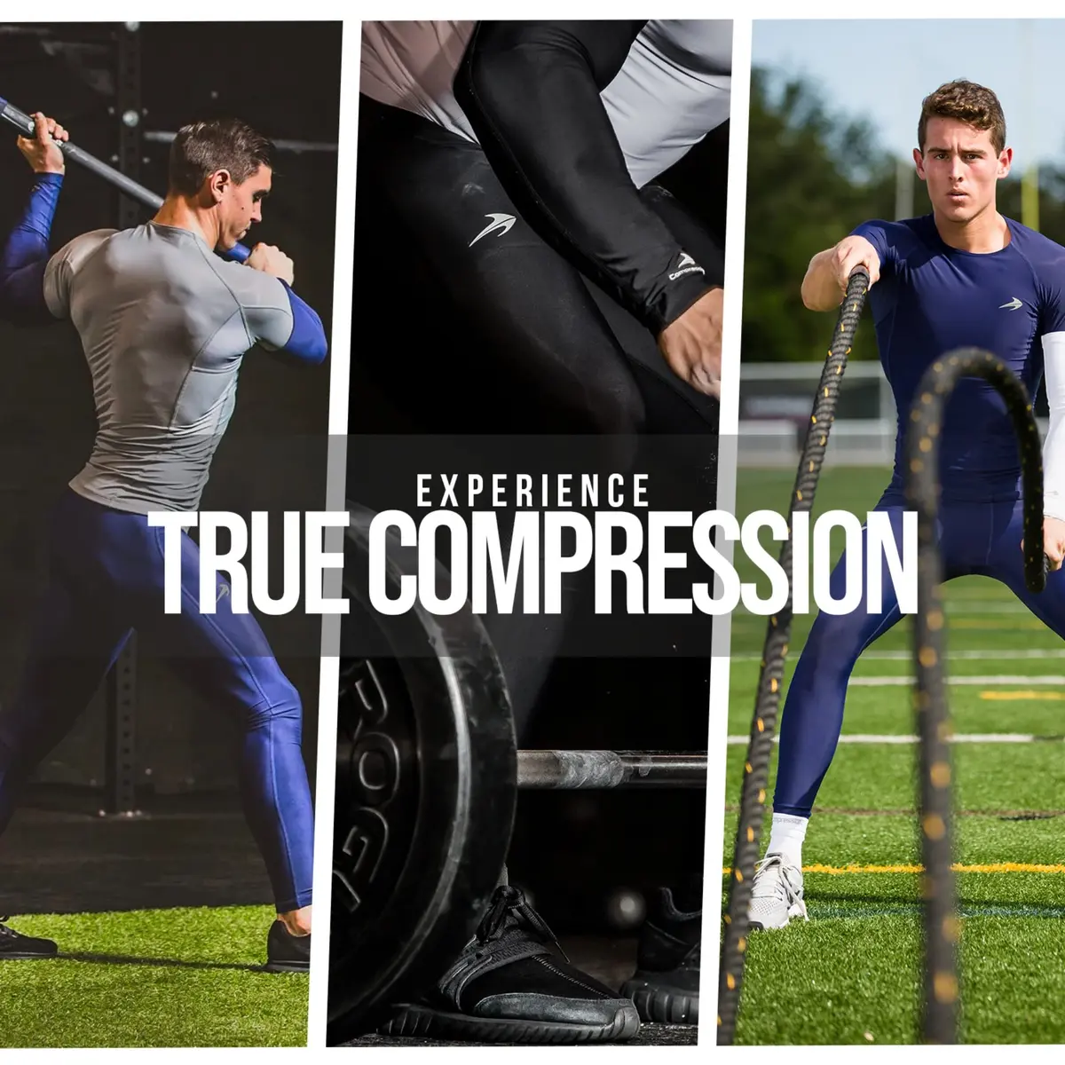 CompressionZ Men's Compression Pants Black Medium | Supportive Athletic Base Layer - view 7