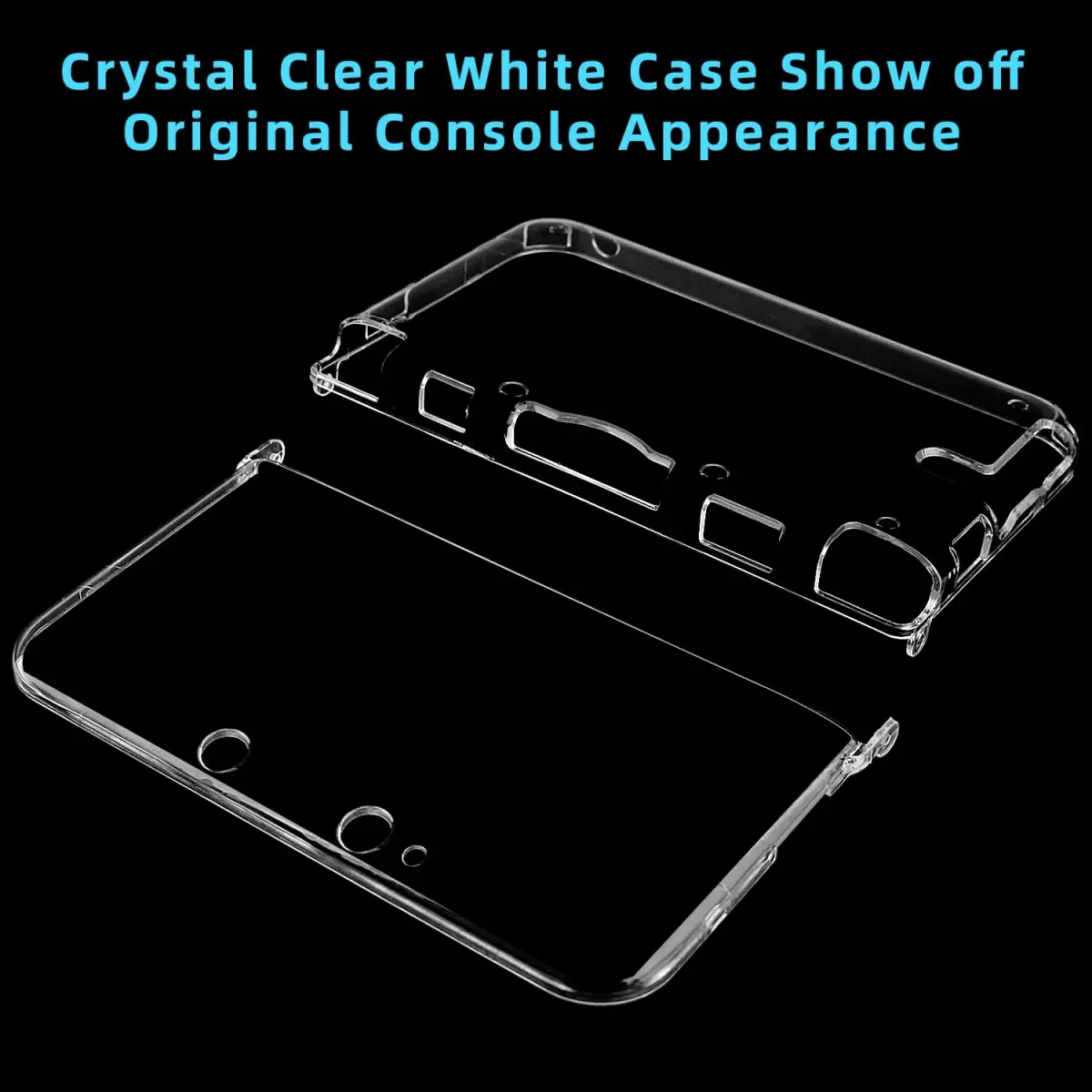 OSTENT Clear Crystal Hard Guard Case for Nintendo 3DS XL LL | Protects from Scratches & Impact - view 7