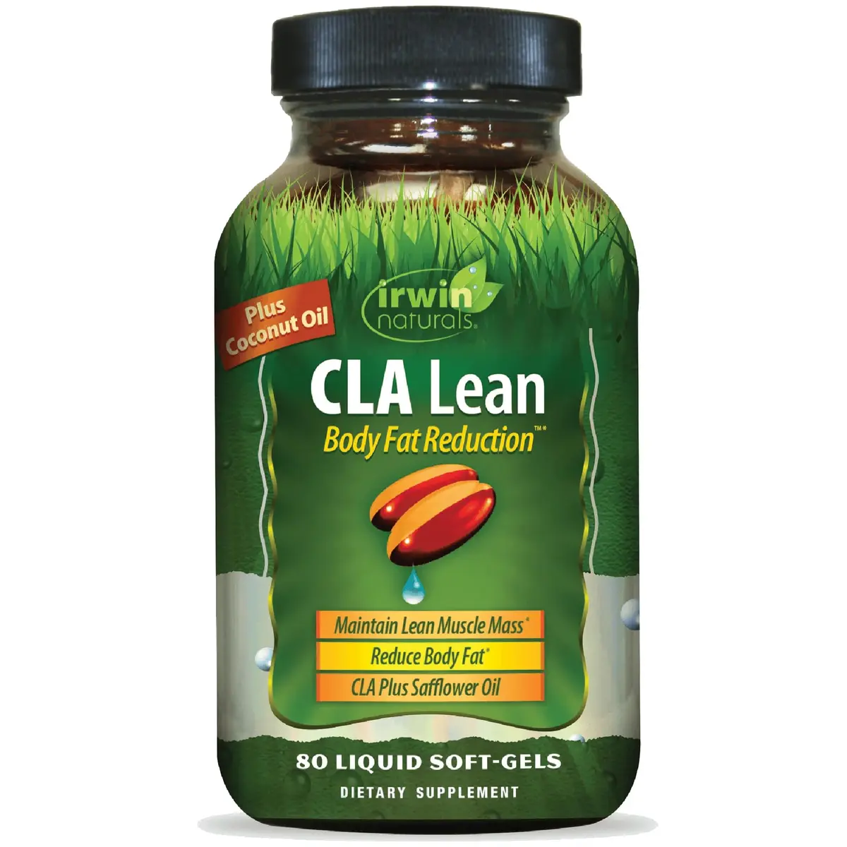Irwin Naturals CLA Lean Body Fat Reduction 80 Softgels | Supports Fat Loss & Muscle Tone - main product image