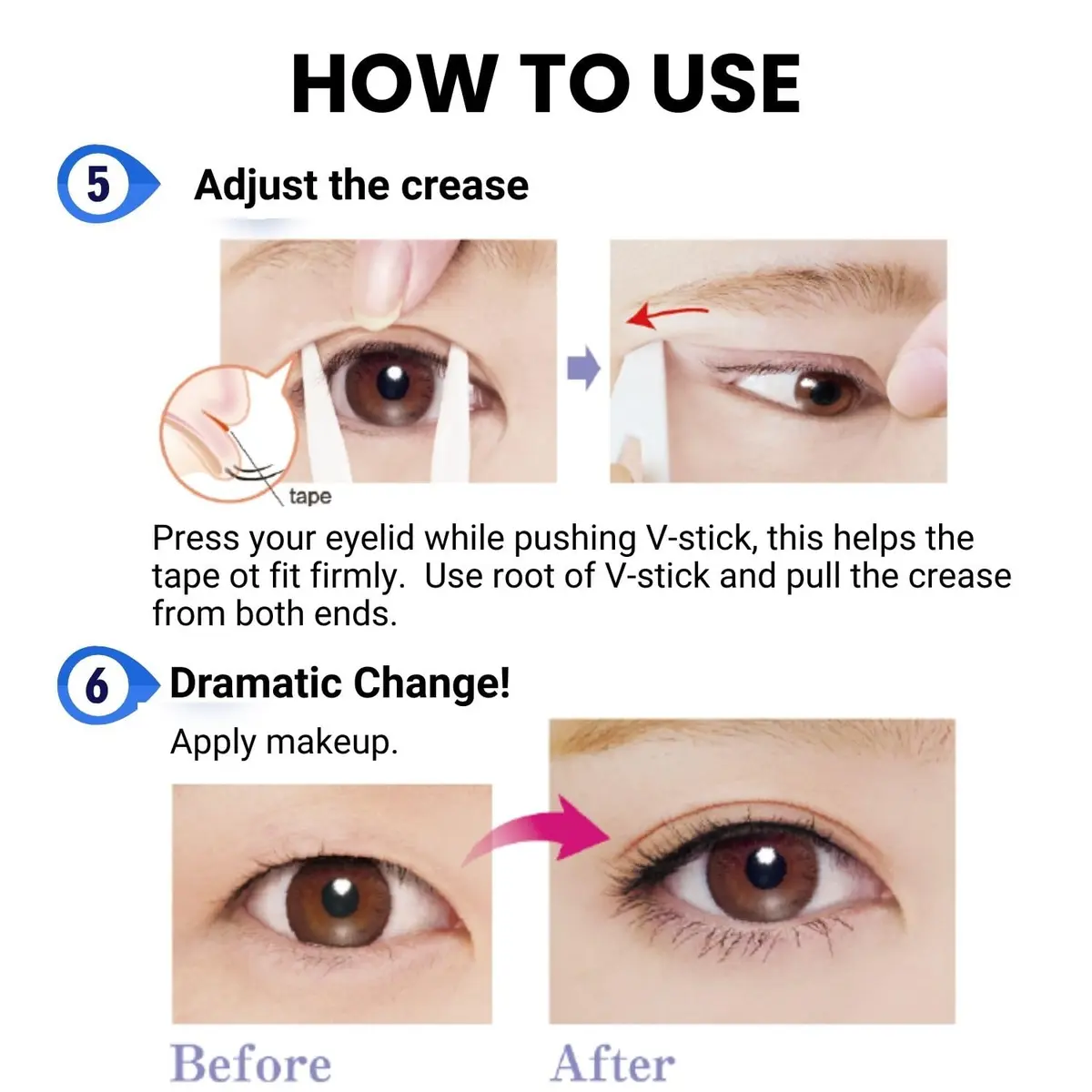D-UP Double Sided Adhesive 120 Pc | Invisible, Water-Resistant, Natural Look - view 7