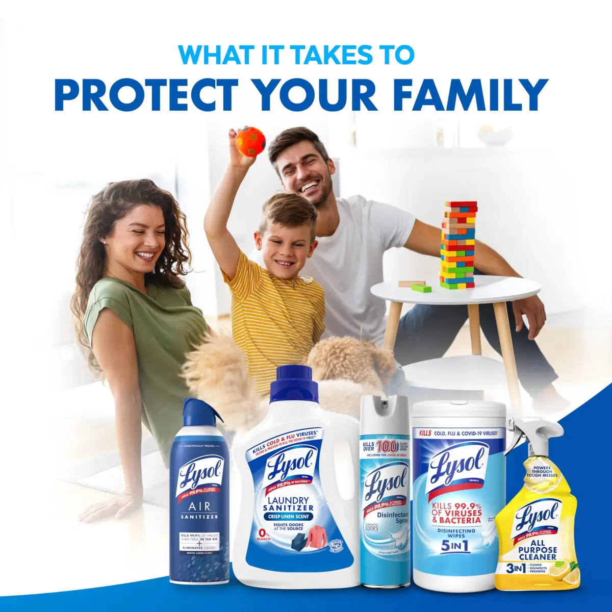Lysol Disinfecting Wipes Multi-Surface Cleaner Crisp Linen 80 ct | Kills 99.9% of Viruses & Bacteria - view 7