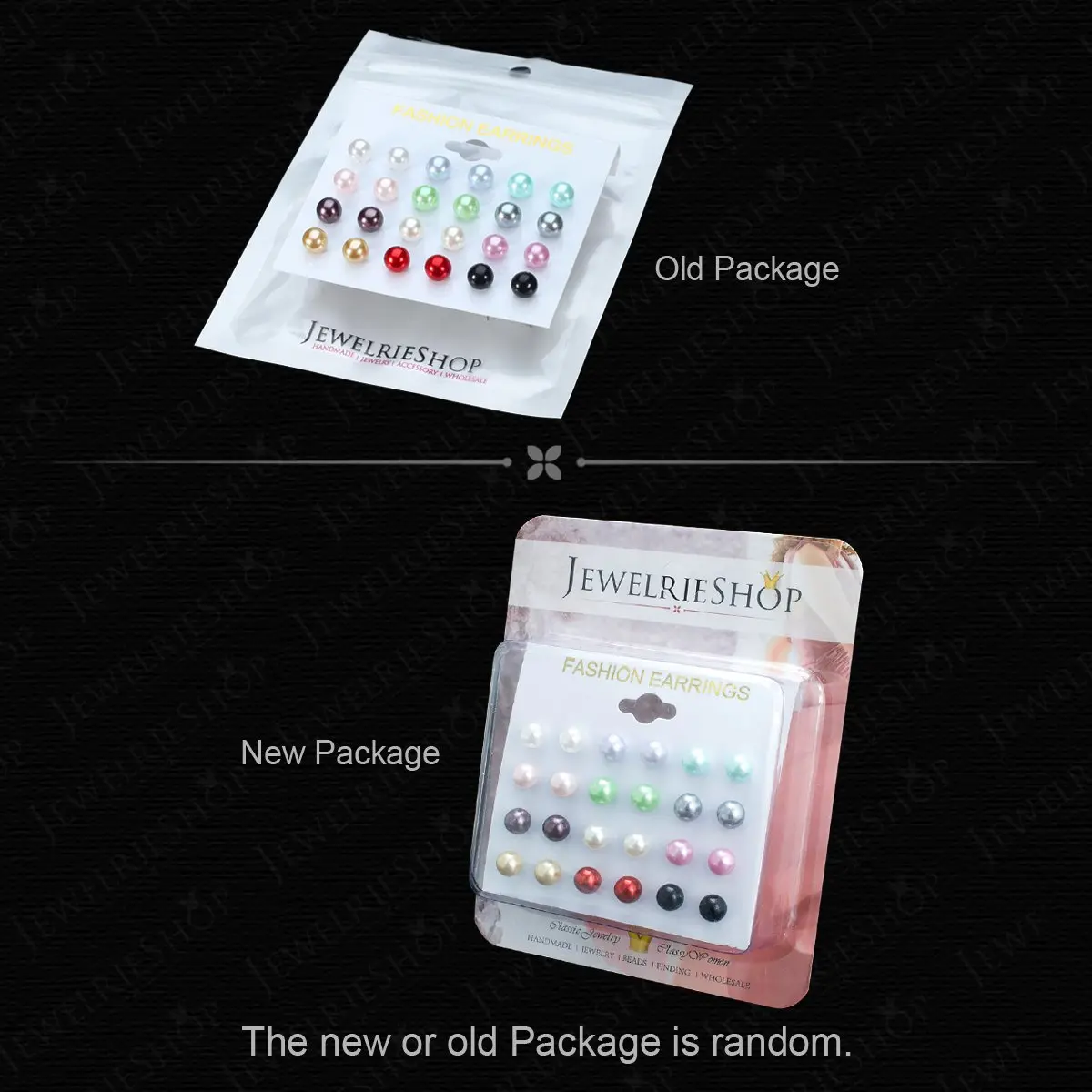 JEWELRIESHOP Hypoallergenic Pearl Earrings Set | 12 Pairs, 6mm | Colorful Faux Pearls for Women - view 7