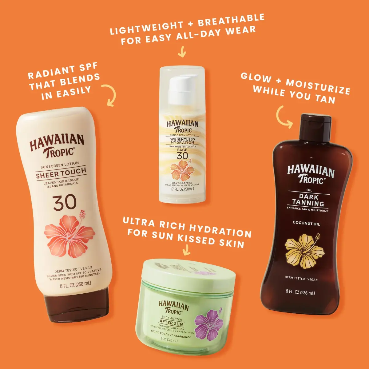 Hawaiian Tropic Weightless Hydration SPF 30 Face Sunscreen 50ml (1.7 Fl Oz) | Dermatologist-Tested for All Skin Types - view 6