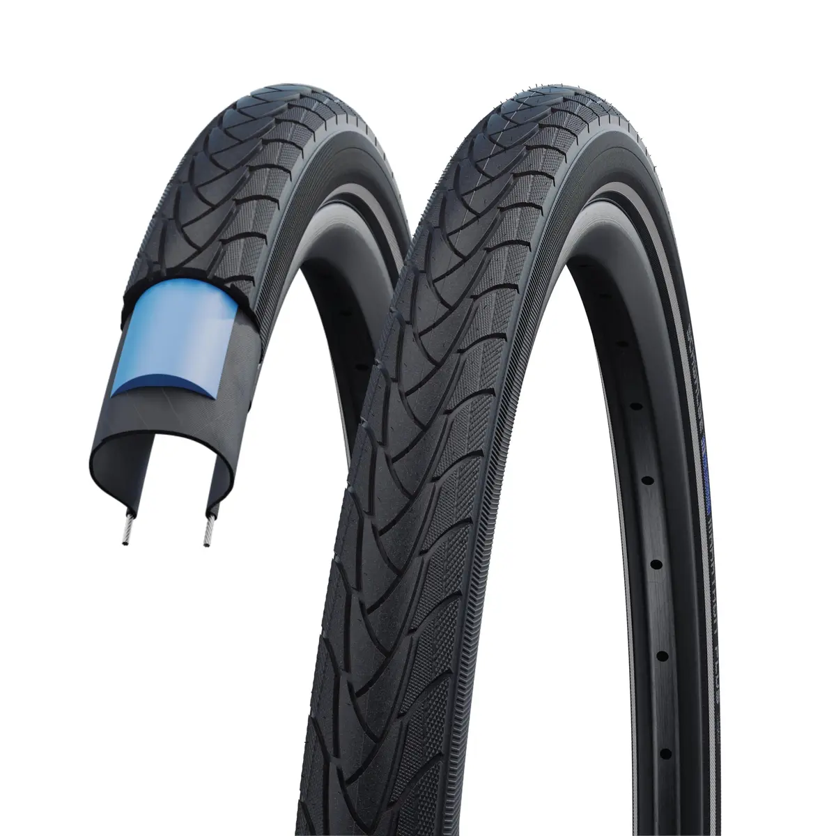 SCHWALBE Marathon Plus 26" x 1.5" Clincher Wire Endurance Tire | Puncture-Resistant, Black - main product image
