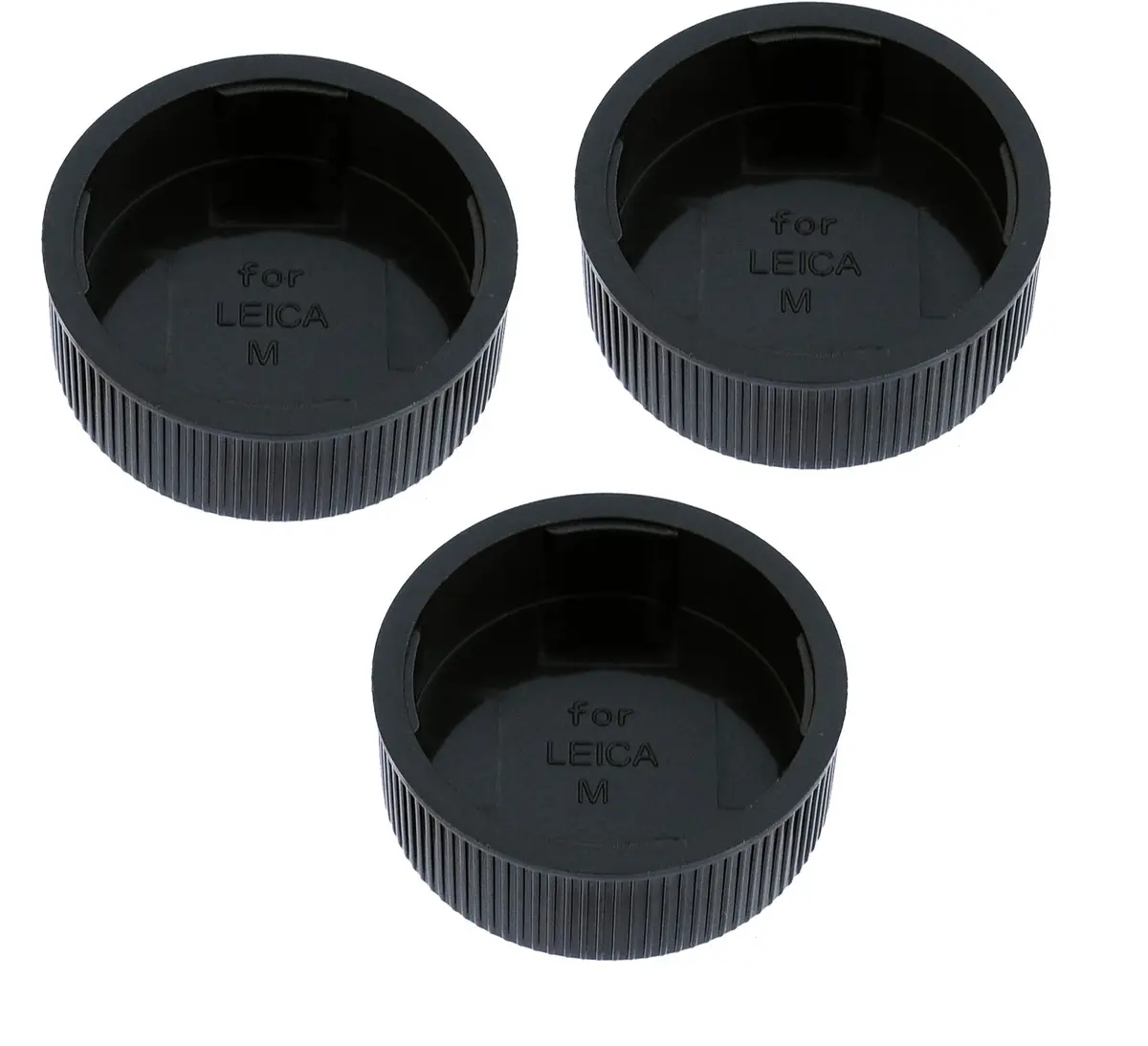 Fotasy Rear Lens Cap for Leica M Mount Lenses (3-Pack, Black) | Protects Against Scratches, Dust, and Fingerprints - view 4
