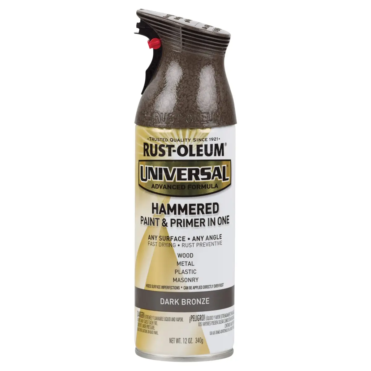 Rust-Oleum Universal All Surface Dark Bronze Hammered 12 oz Spray Paint - main product image