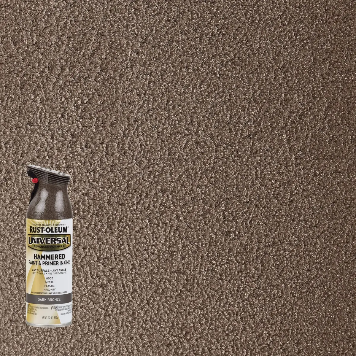 Rust-Oleum Universal All Surface Dark Bronze Hammered 12 oz Spray Paint - view 2