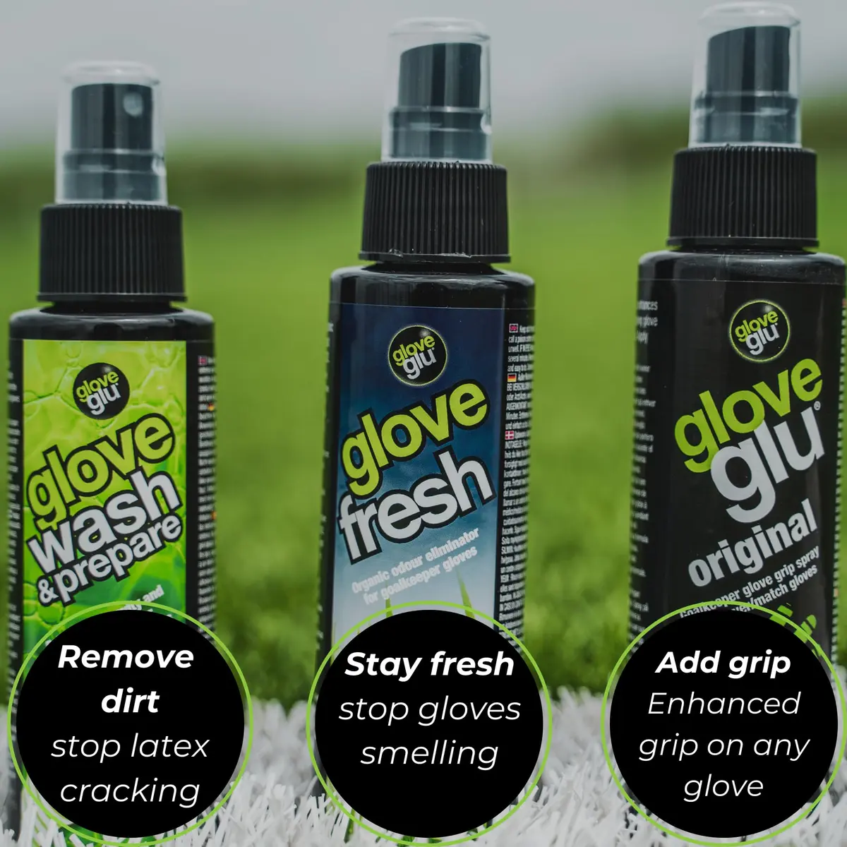 Glove Glu Goalkeeping Glove Care System Pack x 3 | 120ml (380g) Revive Pack - view 5